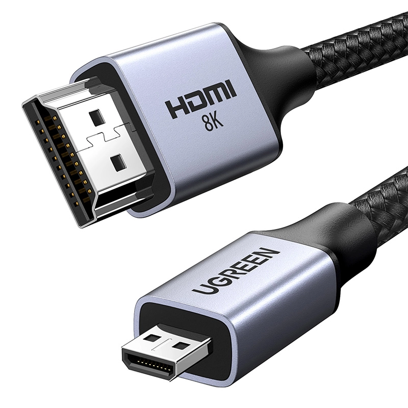 Kabel HDMI UGREEN HD164 microHDMI - HDMI 8K 1m
