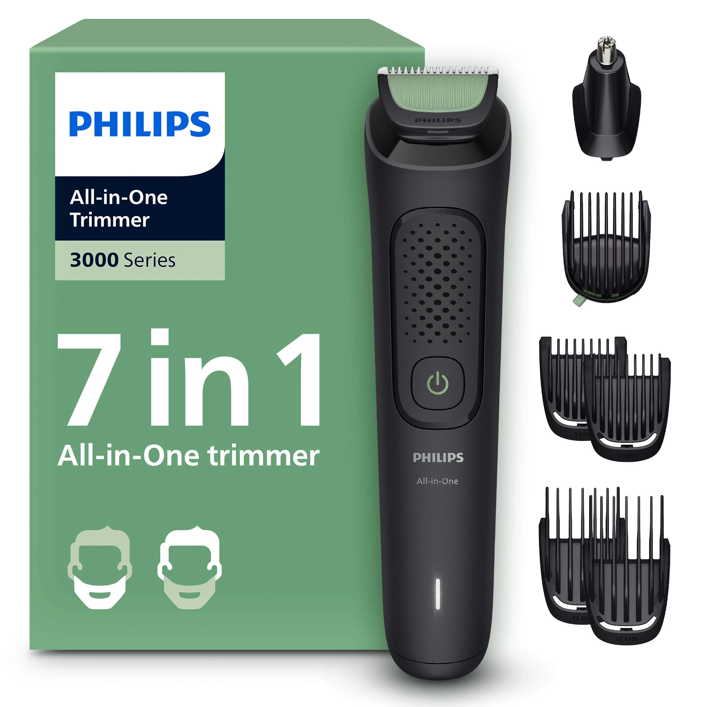 Trymer Philips Seria 3000 MG3930/15 6 nasadek 60min