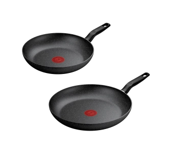 Zestaw patelni Tefal Dark Essential G0069053 Indukcja Mineralia+ 24cm, 28cm