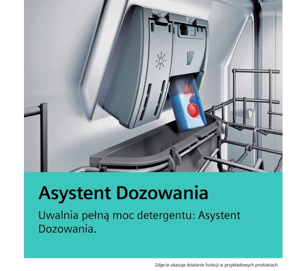 Siemens iQ300 SN63HX16CE 59,8cm Funkcje AI Kosz na sztućce Zdalne sterowanie  - Kup na Raty - RRSO 0%
