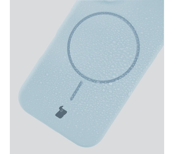 Bizon Soft z MagSafe do Samsung Galaxy S25 Plus Jasnoniebieski