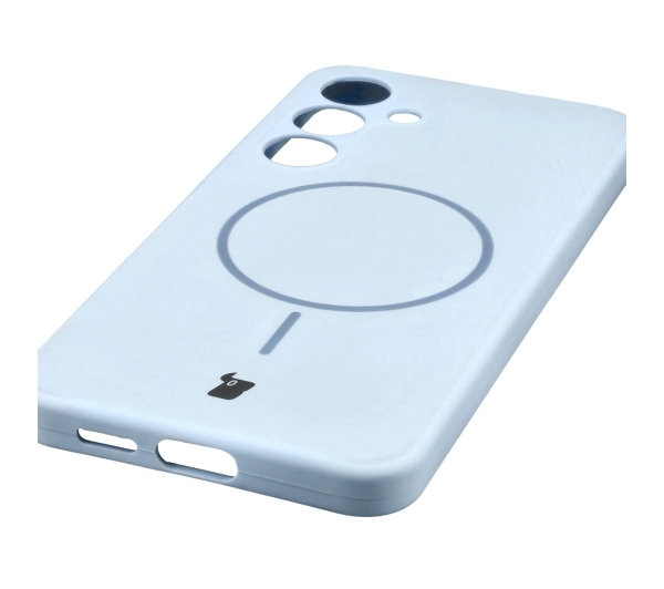 Bizon Soft z MagSafe do Samsung Galaxy S25 Plus Jasnoniebieski