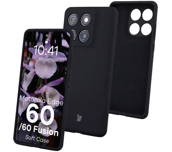 Bizon Soft do Motorola Edge 60 Fusion / Motorola Edge 60 Czarny