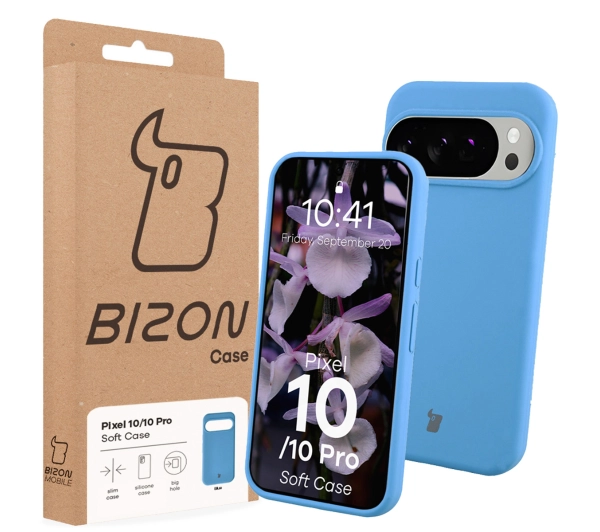 Bizon Soft do Google Pixel 10 / Google Pixel 10 Pro Niebieski