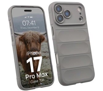 Etui Bizon Tur do Apple iPhone 17 Pro Max / 18 Pro Max Jasnoszary