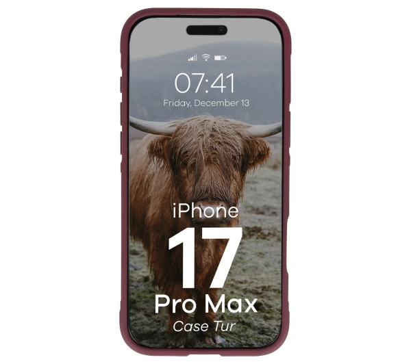 Bizon Tur do Apple iPhone 17 Pro Max Ciemnofioletowy