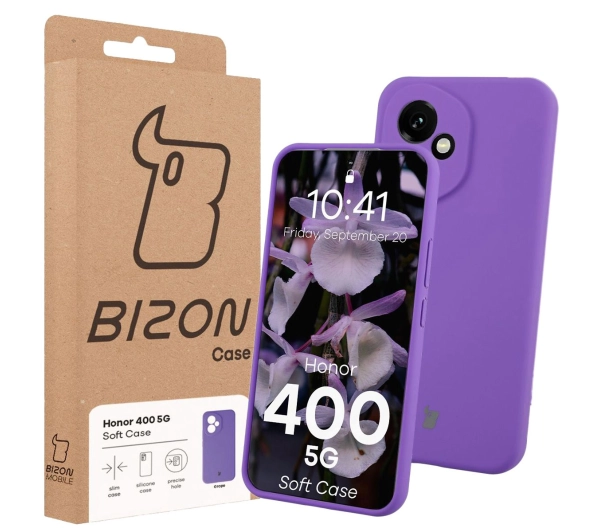 Bizon Soft do Honor 400 5G fioletowy