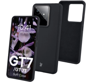 Bizon Soft do Realme GT 7 / Realme GT 7T Czarny
