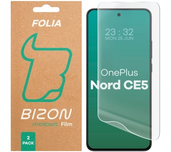 Folia hydrożelowa Bizon na ekran Hydrogel Front do OnePlus Nord CE5 5G 2 sztuki