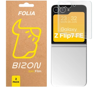 Folia ochronna Bizon 2 x matowa Film Sun do Samsung Galaxy Z Flip7 FE
