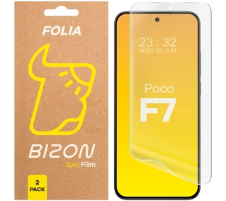 Bizon 2 x matowa Film Sun do Xiaomi POCO F7
