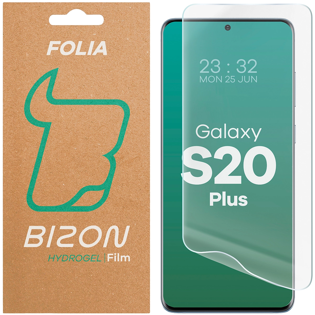Folia hydrożelowa Bizon na ekran Hydrogel Front do Samsung Galaxy S20 Plus 1 sztuka