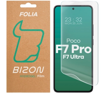 Folia hydrożelowa Bizon na ekran Hydrogel Front do Xiaomi Poco F7 Pro / F7 Ultra 1 sztuka