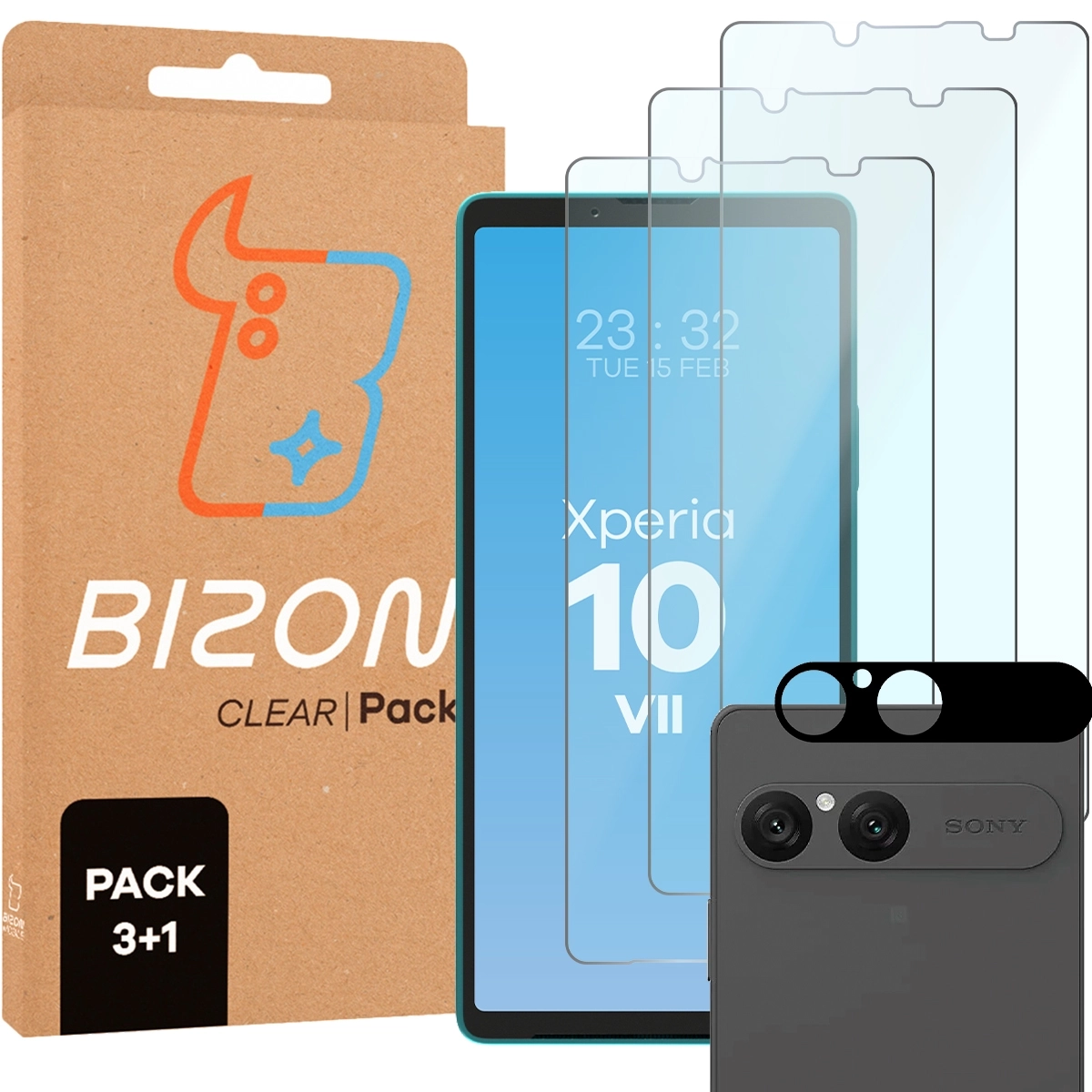 Szkło ochronne Bizon na aparat Silk Lens do Xiaomi Poco M7 Pro 5G