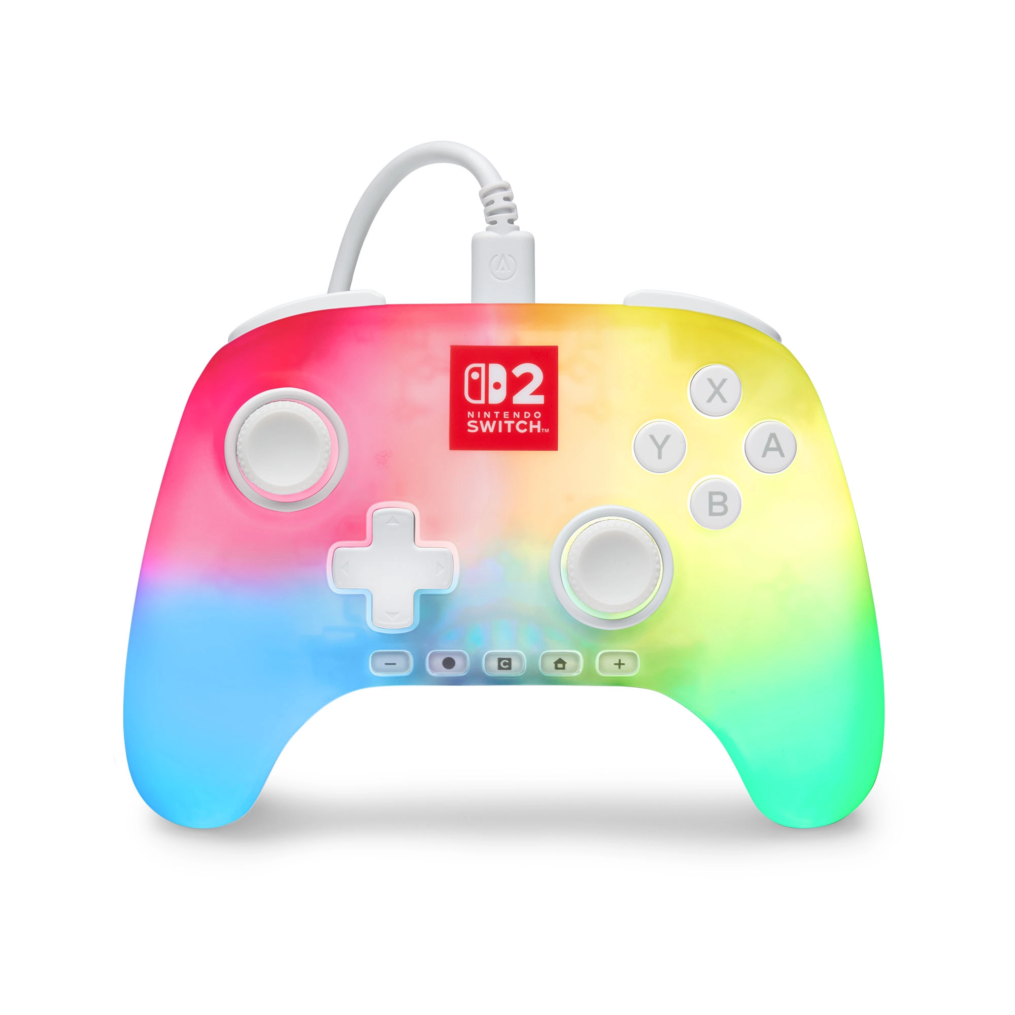 Pad PowerA Advantage Wired Controller Lumectra White do Nintendo Switch 2 Przewodowy