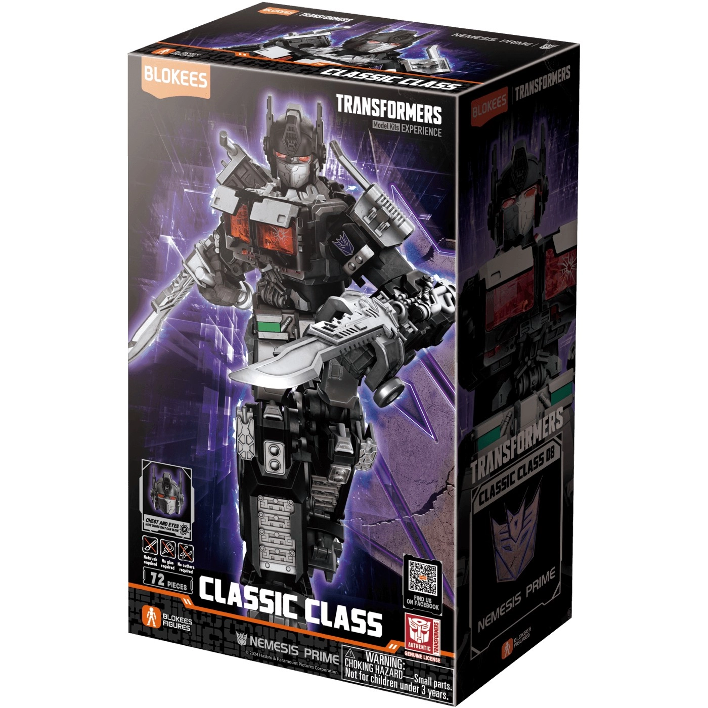 Model do składania Blokees Transformers Classic Class - Nemesis Prime
