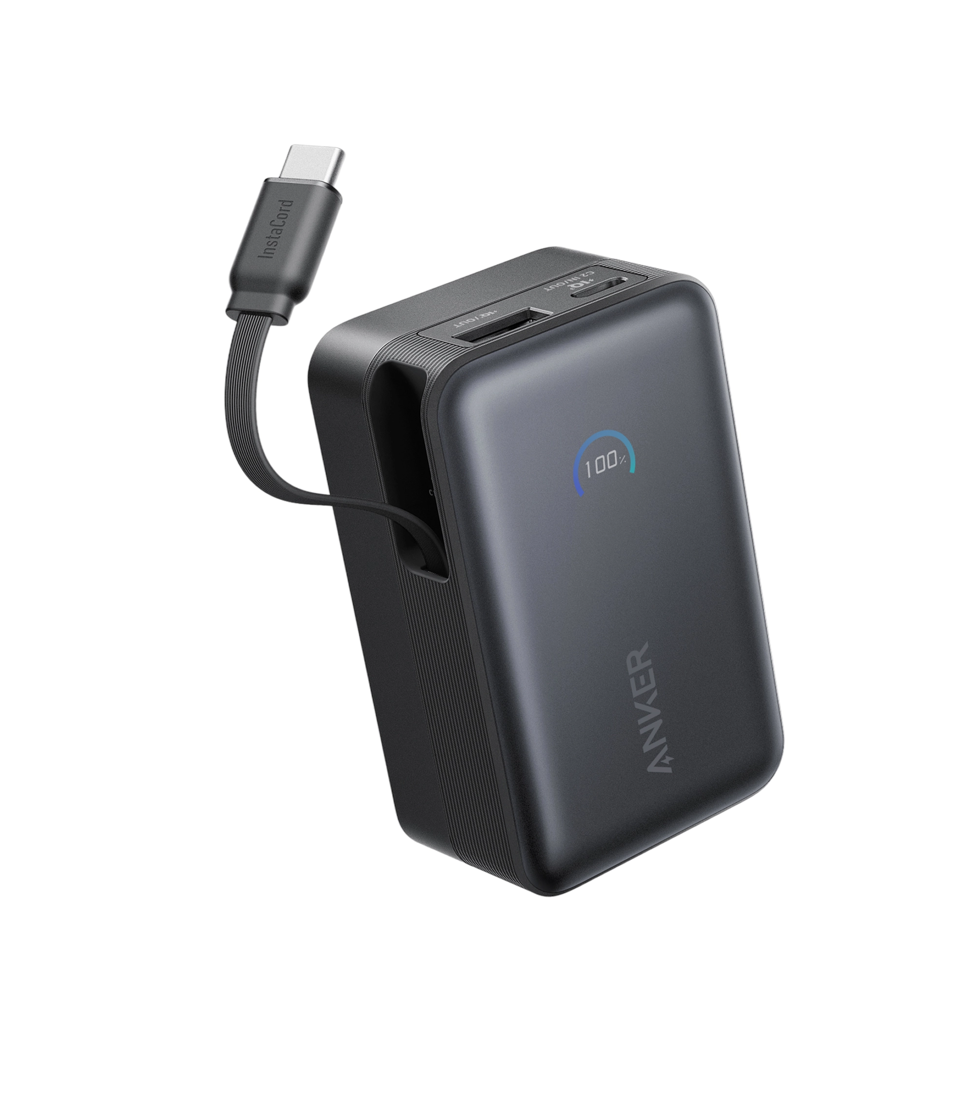 фото Зовнішній акумулятор (павербанк) Anker Nano Power Bank 45W 10000 USB-C Cable (A1638H11)