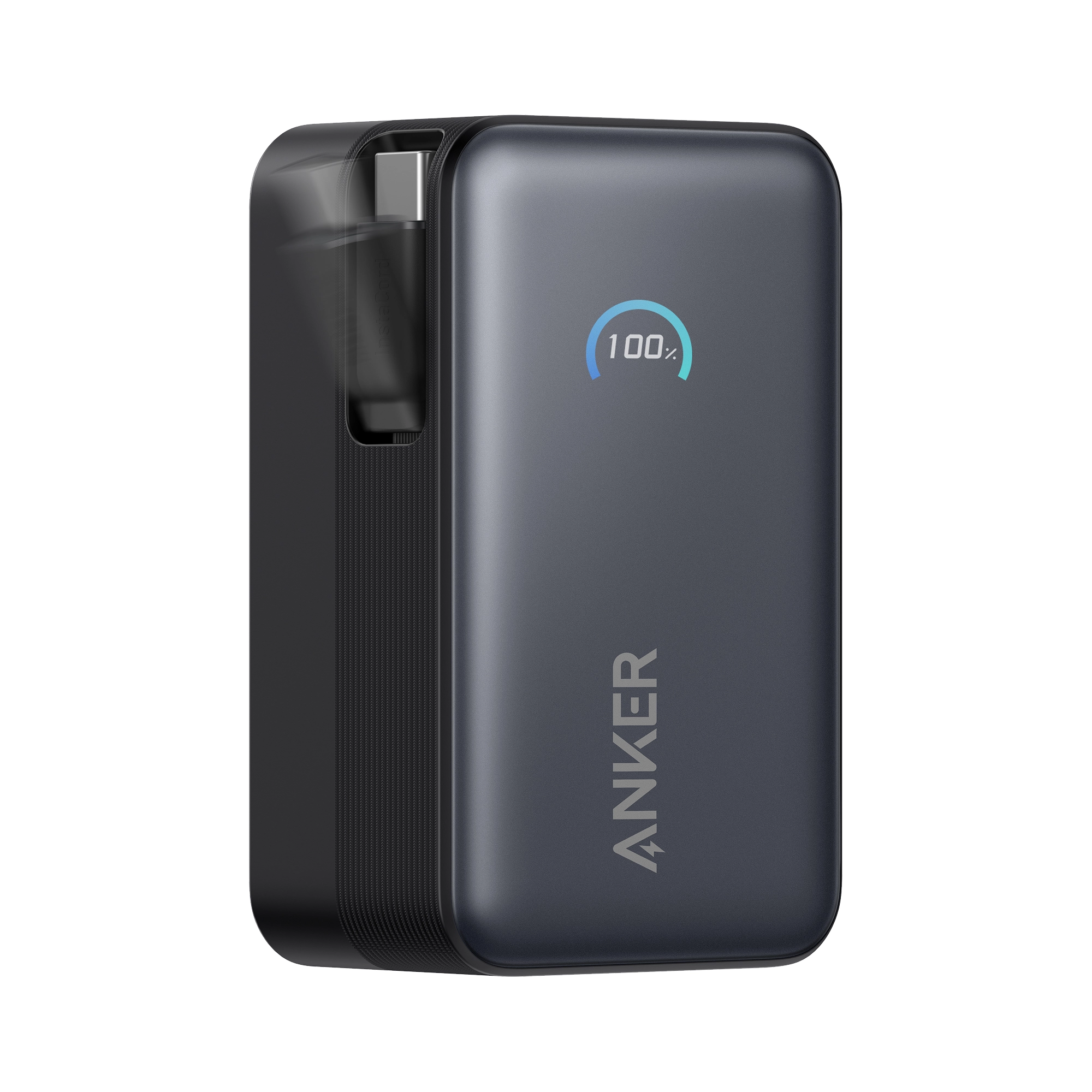 фото Зовнішній акумулятор (павербанк) Anker Nano Power Bank 45W 10000 USB-C Cable (A1638H11)