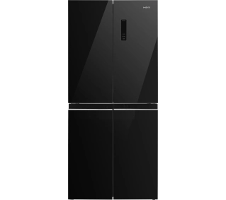 MPM SBS 434-SBF-17/D Pełny No Frost 180cm Czarne szkło - Kup na Raty - RRSO 0%