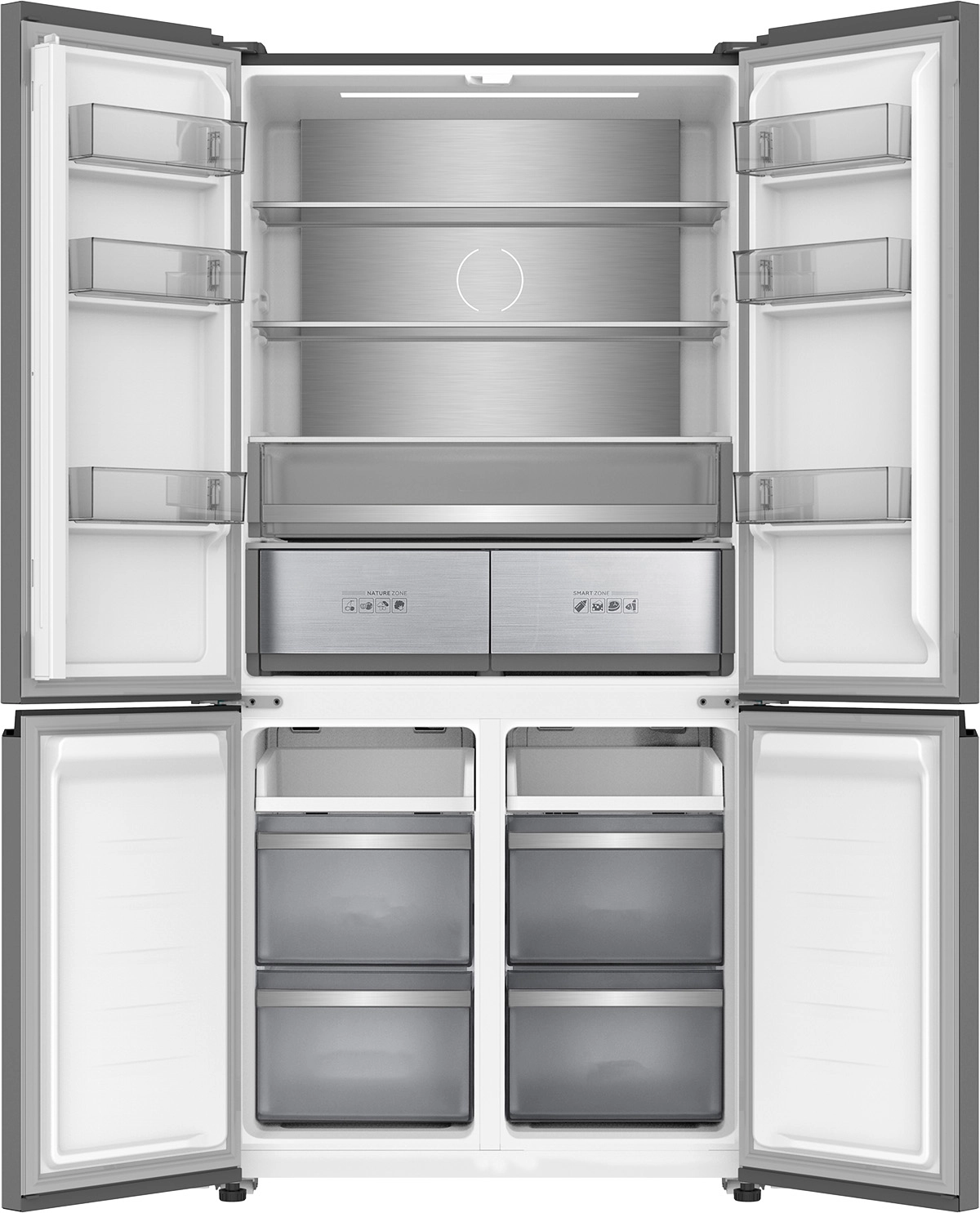 Lodówka MPM SBS 503-SSI-13/D Funkcje AI Pełny No Frost 190,2cm