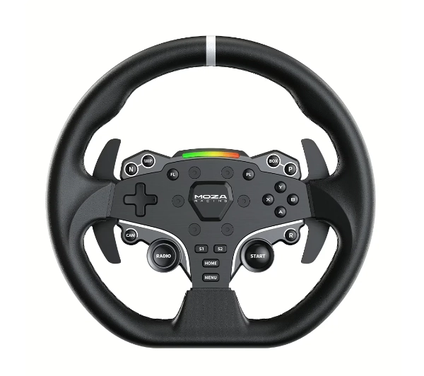 MOZA Racing R3 RS074 do PC Zestaw gamingowy (baza R3 DD + kierownica ES Lite + pedały SRP-Lite + zaciski) - Kup na Raty - RRSO 0%