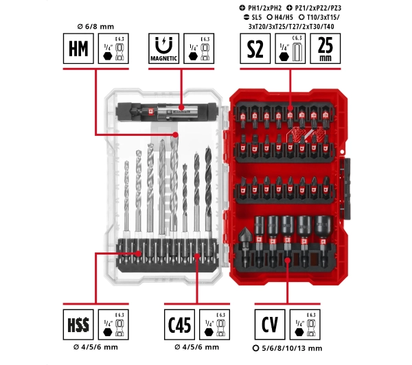 Einhell M-Case 49108759 (39 szt.)