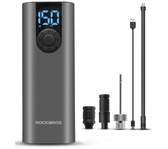 Kompresor pompka RockBros 42720001001 Czarny