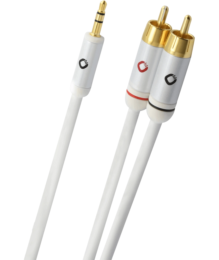 Kabel audio Oehlbach 60003 Jack RCA 3m Biały
