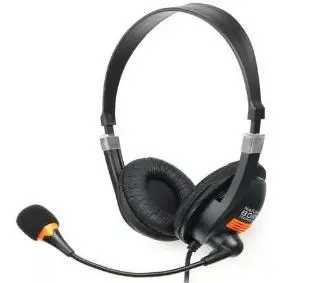 Natec Drone Nauszne Czarno-pomarańczowy