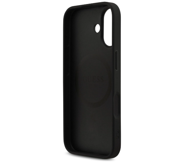 Guess 4G Printed Stripes MagSafe do iPhone 17 Czarny