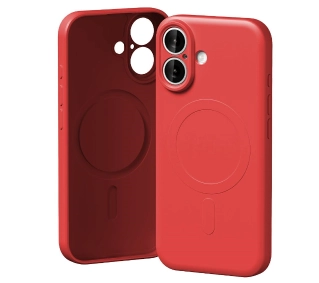 Mercury Semi-Silicone MagSafe do iPhone 17 czerwony
