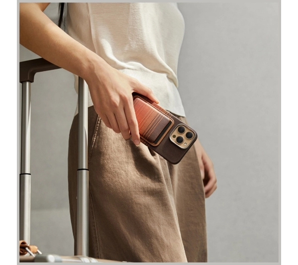 Pitaka Woven Wallet MagSafe Sunset