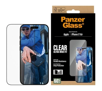 Szkło hartowane PanzerGlass Ultra-Wide Fit EasyAligner do iPhone Air