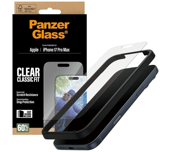 PanzerGlass Classic Fit EasyAligner do iPhone 17 Pro Max