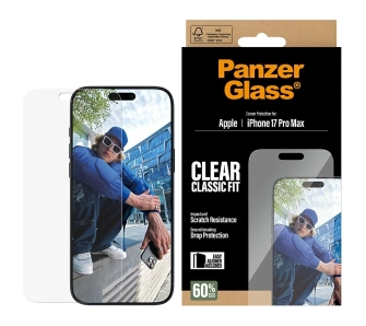 Szkło ochronne PanzerGlass Classic Fit EasyAligner do iPhone 17 Pro Max