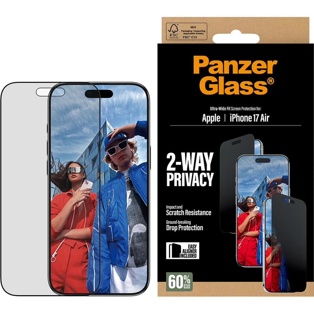 Szkło hartowane PanzerGlass Ultra-Wide Fit EasyAligner do iPhone Air