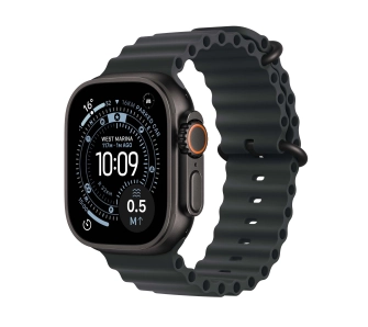 Apple Watch Ultra 3 GPS + Cellular koperta z tytanu Czarna 49mm Pasek Ocean Czarny
