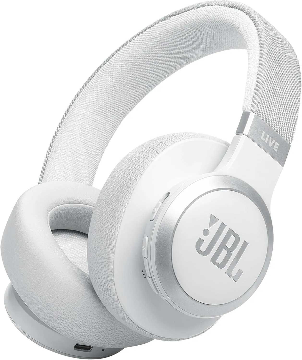 Słuchawki bezprzewodowe JBL Live 770NC Nauszne Bluetooth 5.3 Biały