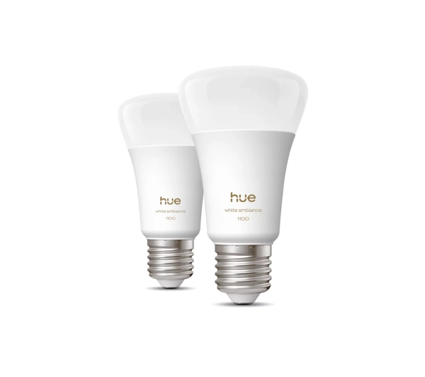 Philips Hue White Ambiance A60 E27 1100 2szt.
