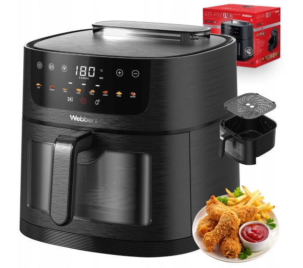 Webber AF800 1800W 8l Aplikacja mobilna - Kup na Raty - RRSO 0%