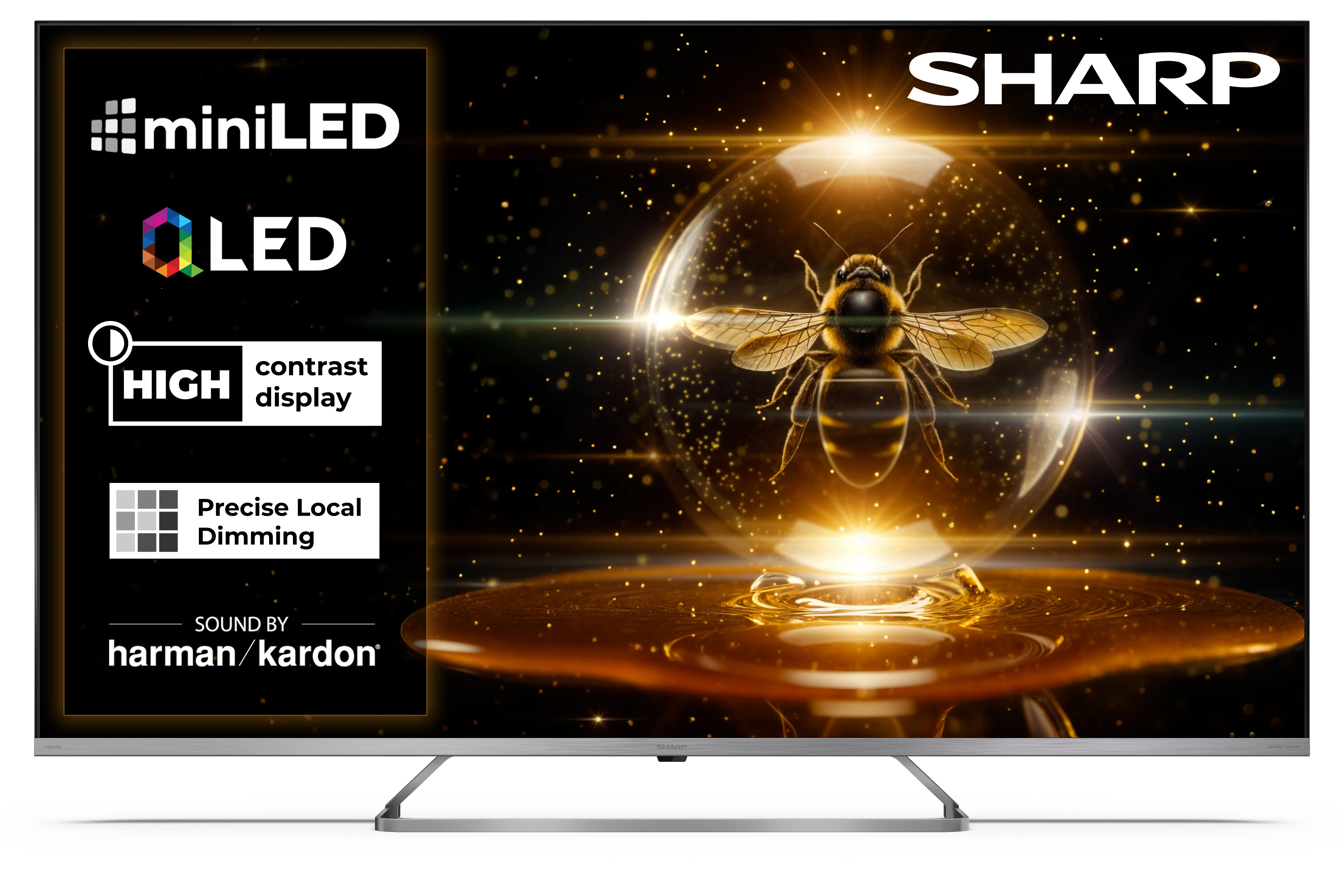 Telewizor Sharp 50JP7765E 50" QLED Mini LED 4K Google TV Dolby Vision Dolby Atmos HDMI 2.1 DVB-T2