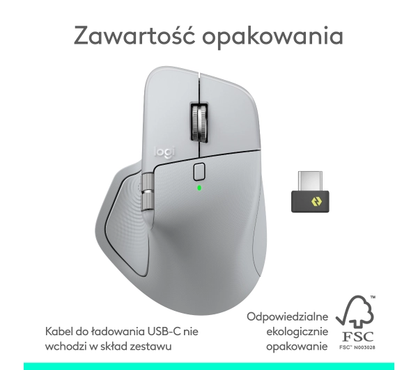 Logitech MX Master 4 Biały - Kup na Raty - RRSO 0%