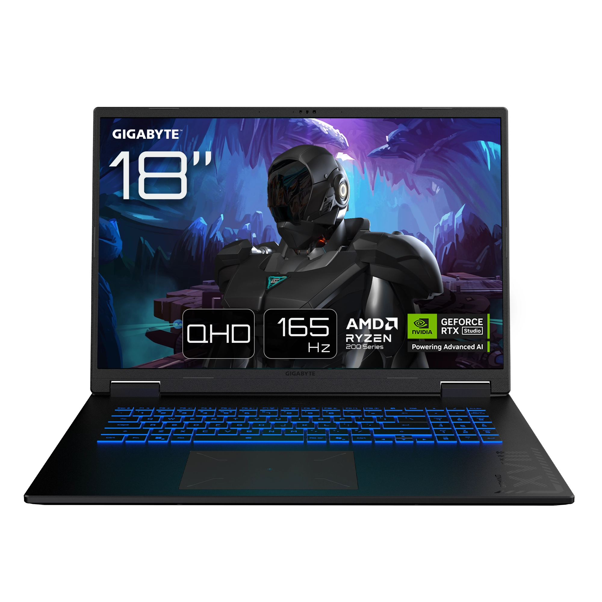 Laptop gamingowy Gigabyte Gaming A18 3WHK3EEC94SD 18" 165Hz R7 260 16GB RAM 1TB Dysk SSD RTX5070 DLSS4 Czarny Funkcje AI