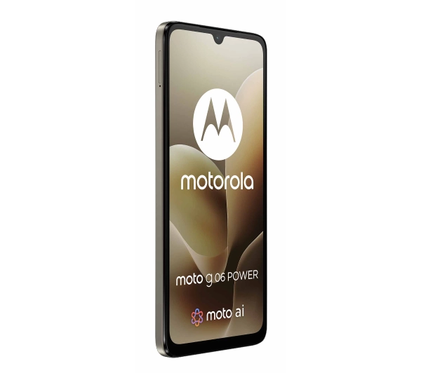 Motorola moto g06 power 4/64GB Funkcje AI 6,88" 120Hz 50Mpix Beżowy - ⚡ EURO HIT CENOWY! ⚡ - Kup na Raty - RRSO 0%