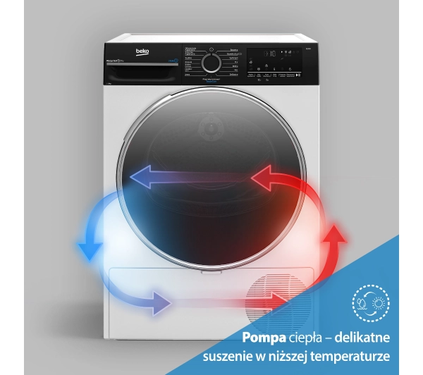 Beko b300 BM3T3823WBW SteamCure Slim 47cm 8kg - Kup na Raty - RRSO 0%