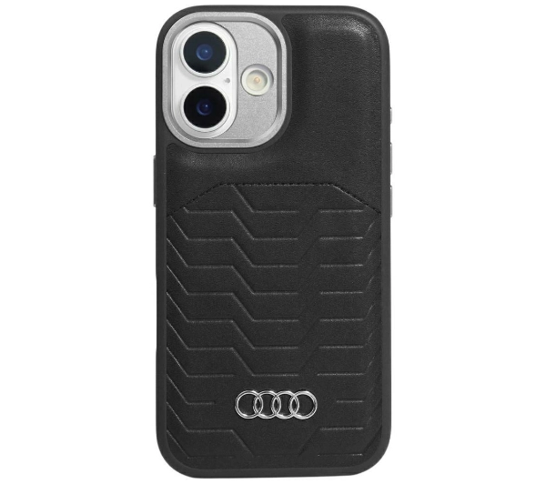 AUDI Synthetic Leather MagSafe do iPhone 17 Czarny