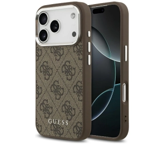 Guess 4G Classic Logo MagSafe do iPhone 17 Pro Brązowy