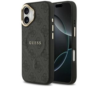 Guess 4G PU Classic Logo MagSafe do iPhone 17 czarny