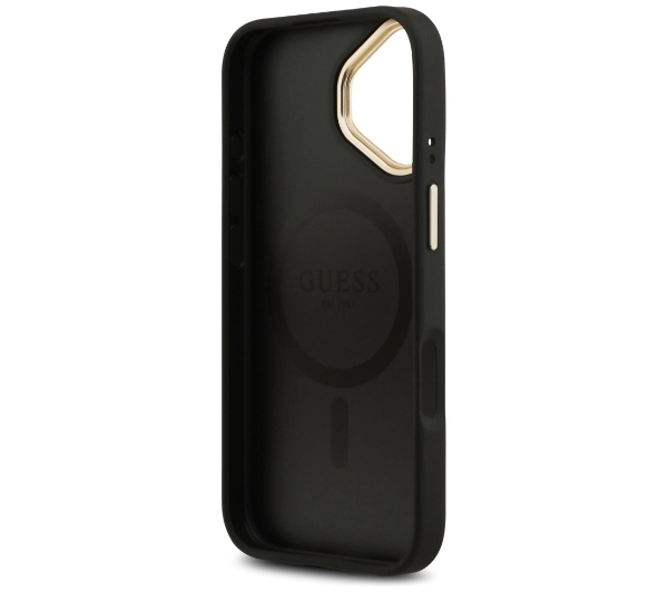 Guess 4G PU Classic Logo MagSafe do iPhone 17 czarny