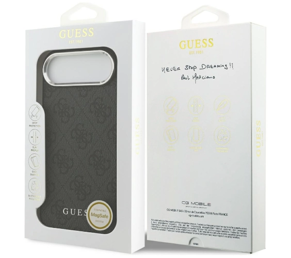 Guess 4G Classic Logo MagSafe do iPhone Air Czarny